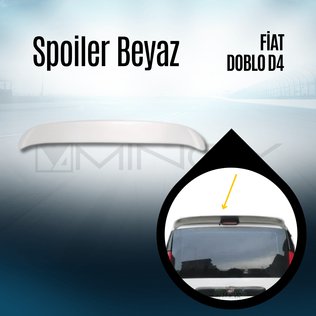 Spoiler Beyaz Doblo D4 2014-2022